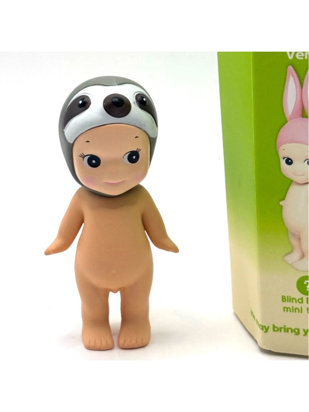 New Kawaii Cupid Angel Mini Figure in Sloth Costume, Cute Toy, Gift